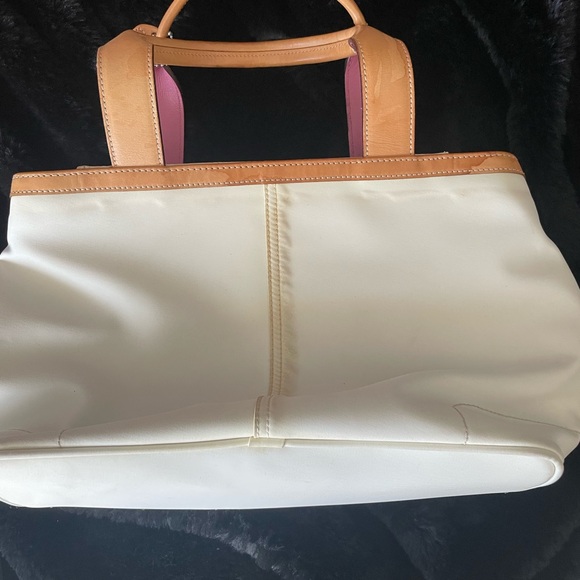 Coach Hampton Weekender Nylon Vachetta Tote Y2K - Picture 9 of 9